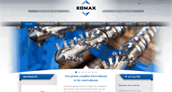 Desktop Screenshot of komax.pro
